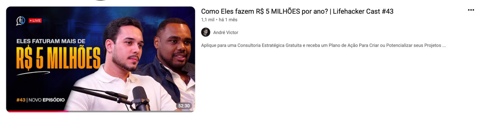 Como Eles fazem R$ 5 MILHÕES por ano? — Lifehacker Cast #43